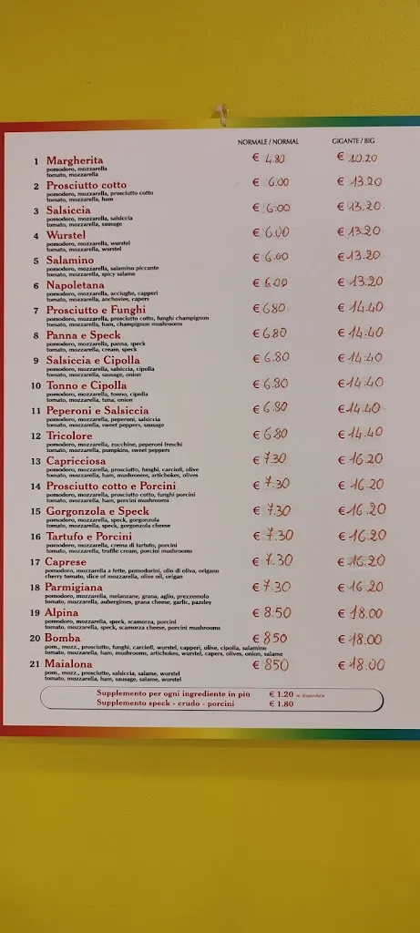 Menu_Pizza Che Delizia Bucine_Bucine_image_3