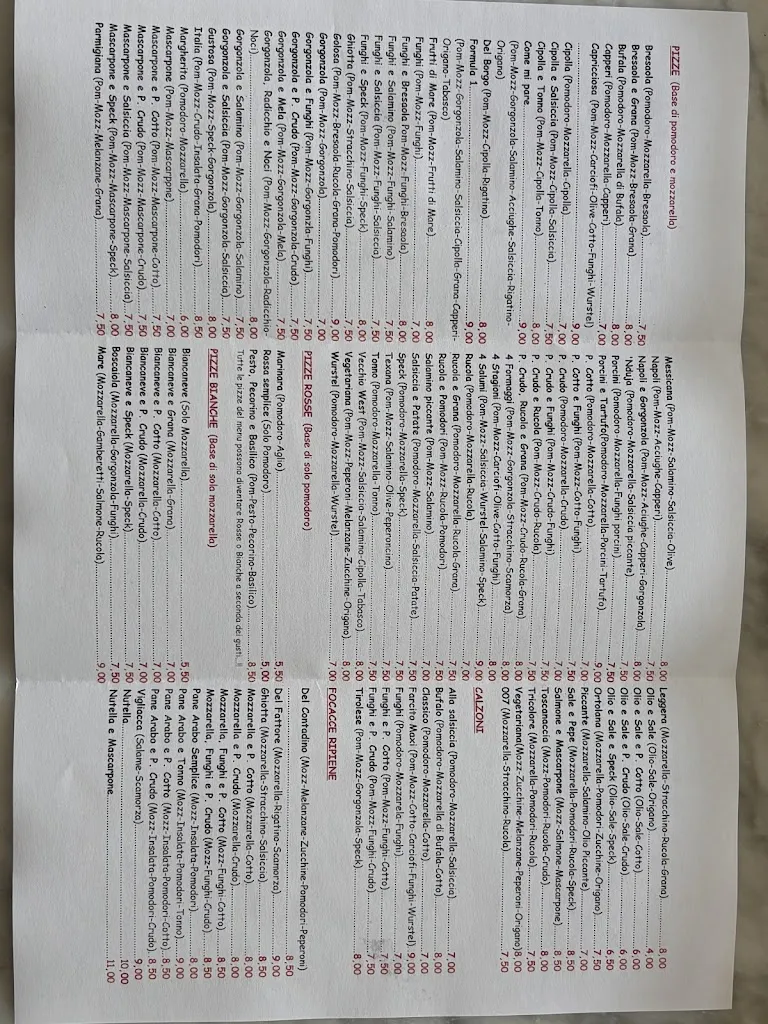 Menu_Pizzeria Sale Pepe di borgo a Buggiano_Borgo a Buggiano_image_2