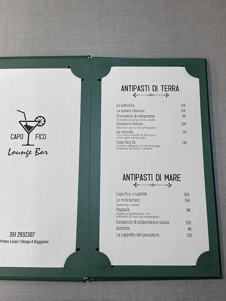 Menu_Capofico - Bar, Ristorante, American Bar_Borgo a Buggiano_image_4