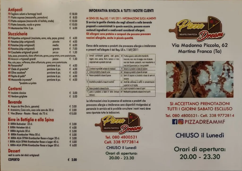 Menu_Pizza Dream_Martina Franca_immagine_1