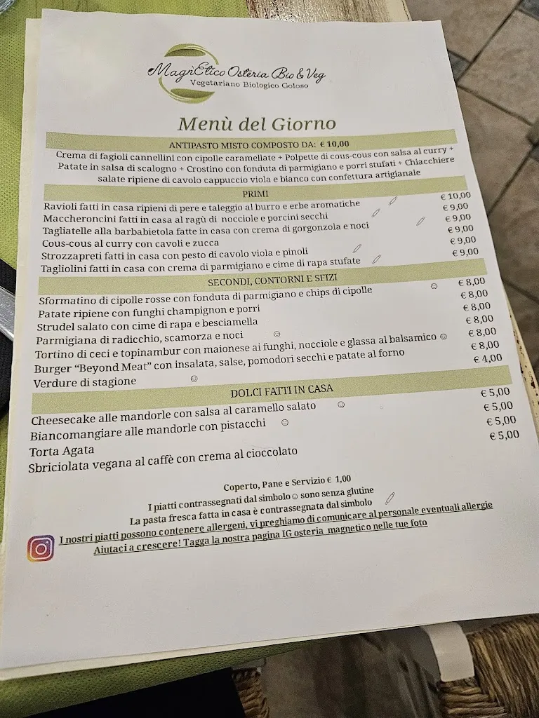 Menu_Magn'etico Osteria Bio&Veg_Borgo San Lorenzo_immagine_3