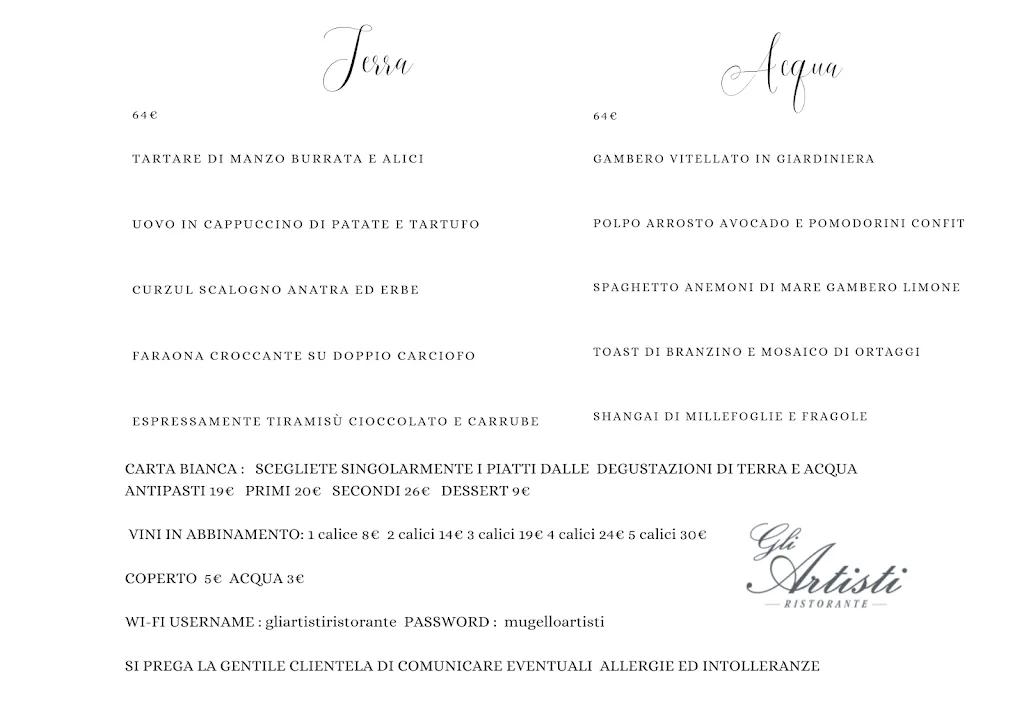 Menu_Gli Artisti ristorante degustazioni gourmet in mugello_Borgo San Lorenzo_image_3