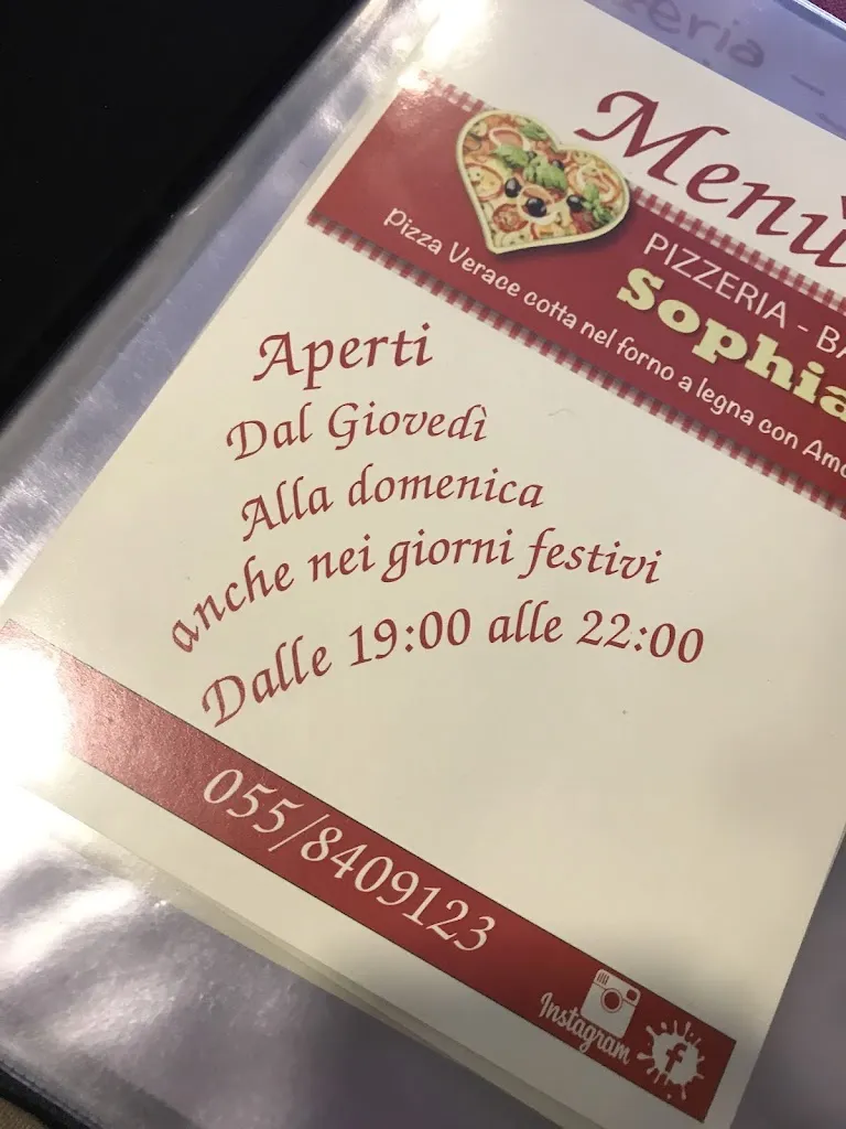 Menu_Pizzeria Bar Sophia Borgo San Lorenzo_Borgo San Lorenzo_image_1