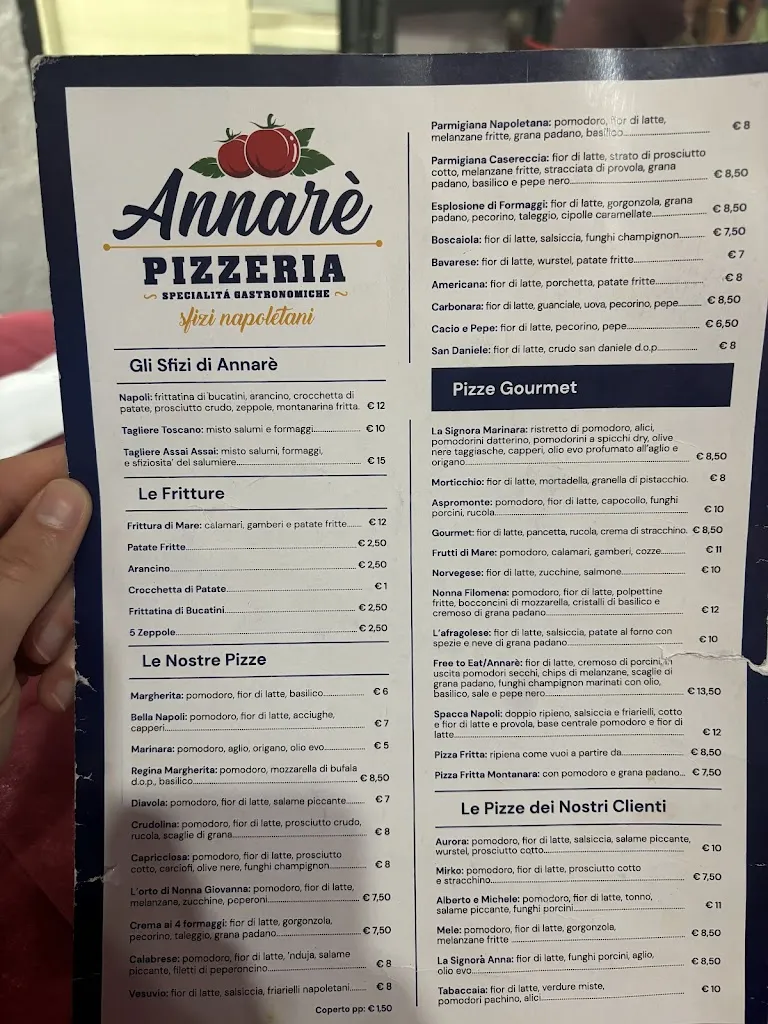 Menu_Annarè Pizzeria_Bientina_image_3