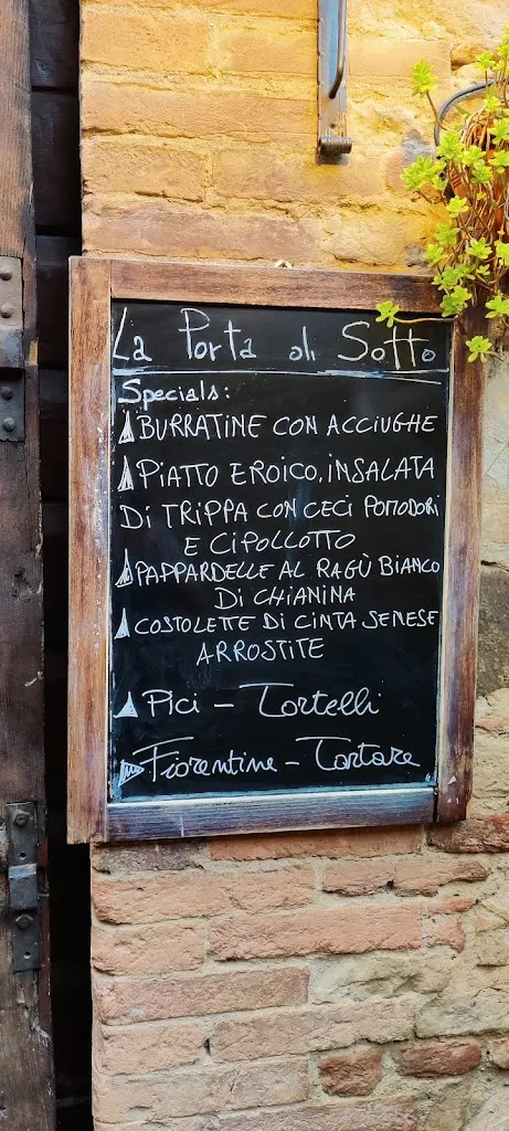 Menu_osteria & vineria La Porta Di Sotto_Buonconvento_image_3