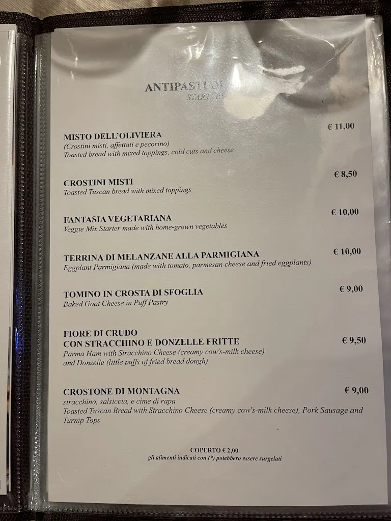 Menu_La Vecchia Oliviera_Campagnatico_immagine_2