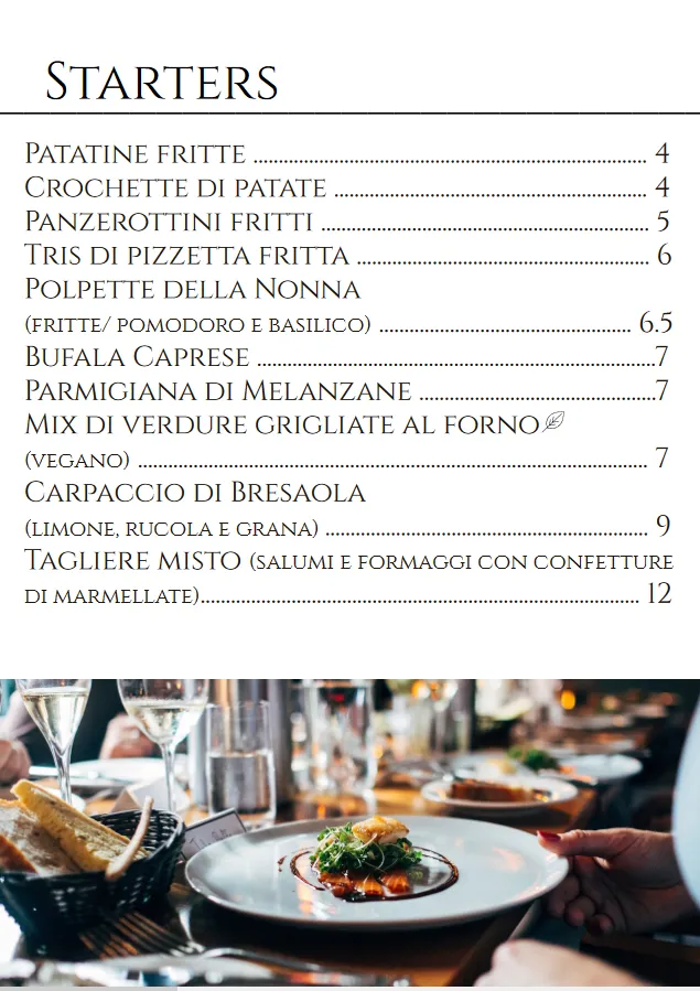 Menu_First Class Bistrot_Martina Franca_image_3