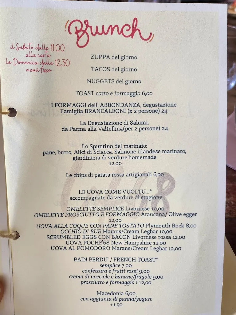 Menu_Loft68 in Villa Parri_Campo Tizzoro_image_1