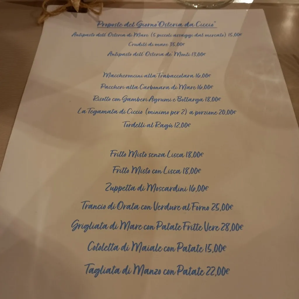 claudio pistocchi_Da Ciccio Osteria di Mare_Camaiore_review