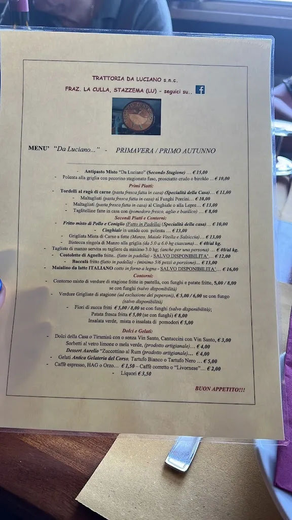 Menu_Trattoria Da Luciano_Camaiore_image_4