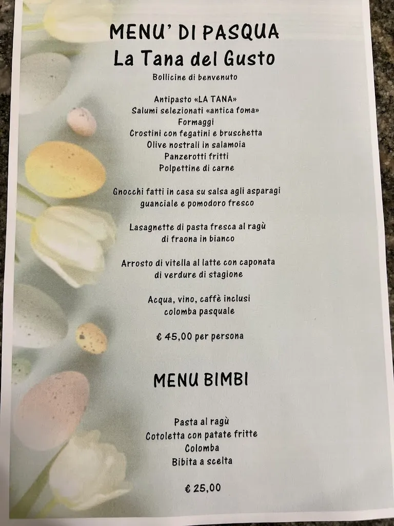 Menu_Ristorante e Pizza La Tana Del Gusto_Camaiore_immagine_1