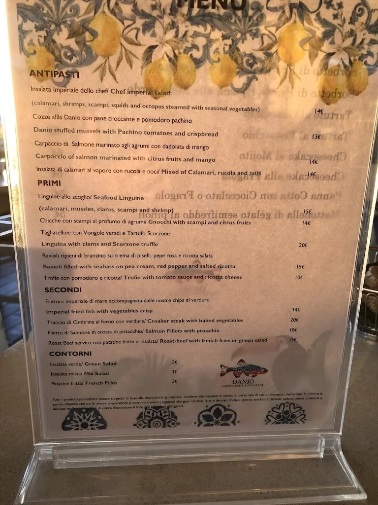 Menu_Danio Restaurant & Lounge Bar_Camaiore_image_2