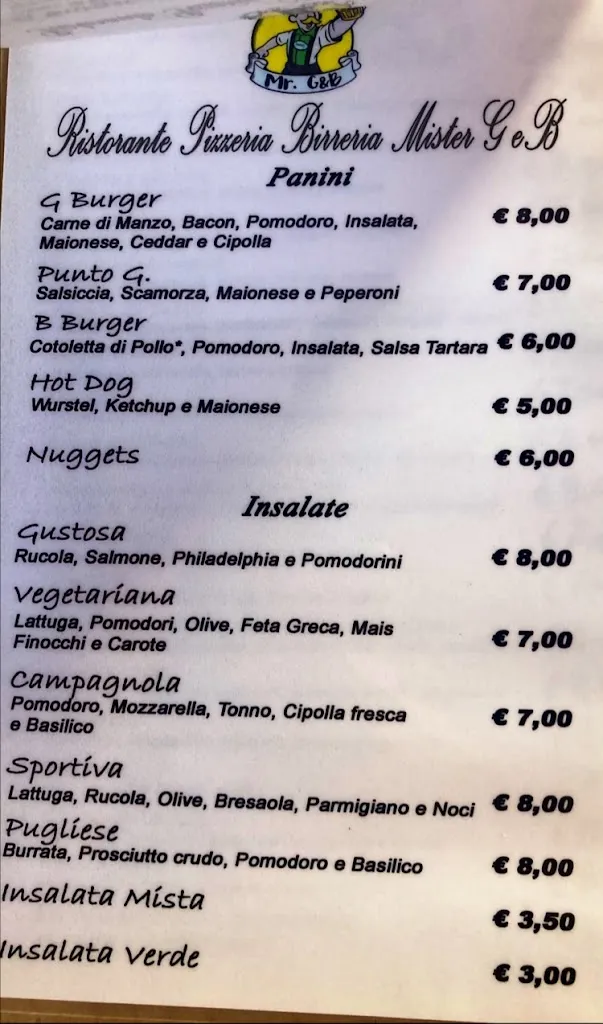 Menu_Ristorante Pizzeria Mr. G&B_Camaiore_image_3