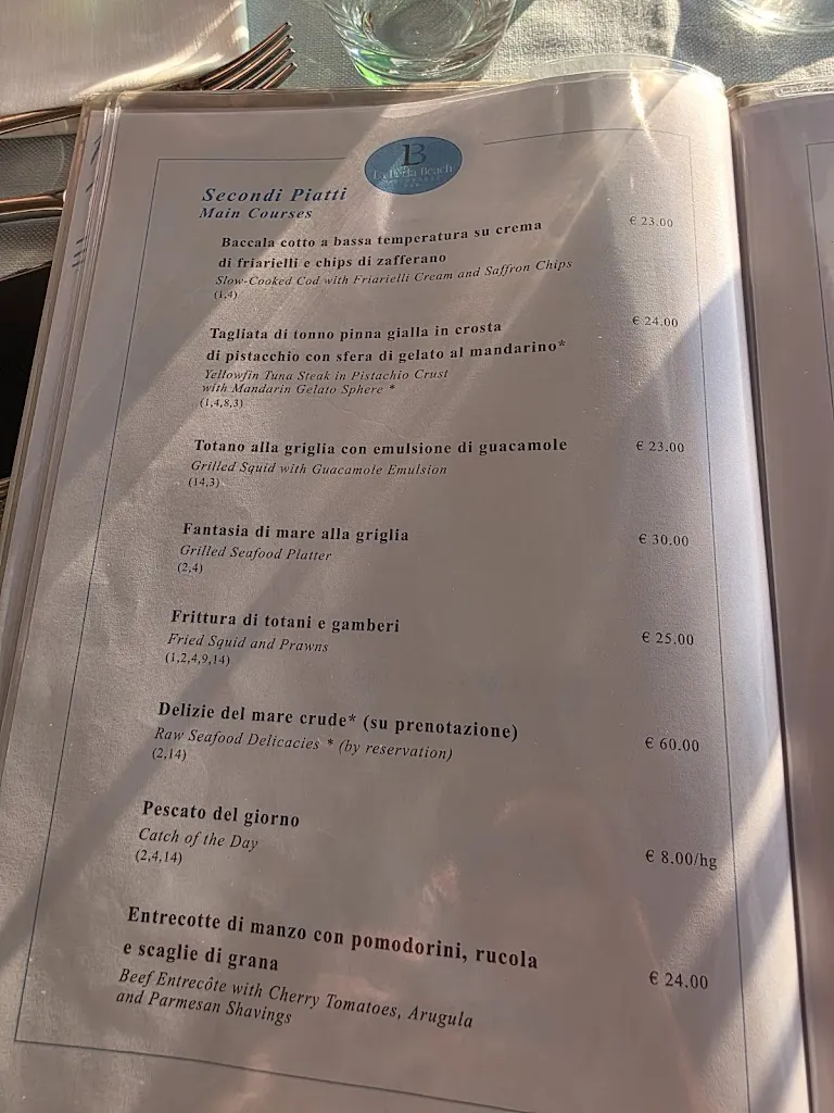 Menu_La Perla Beach_Campo nell'Elba_image_1