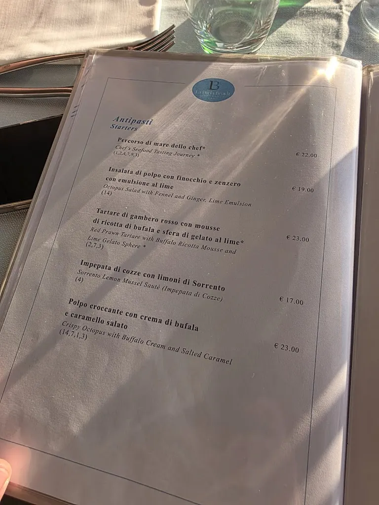 Menu_La Perla Beach_Campo nell'Elba_image_4