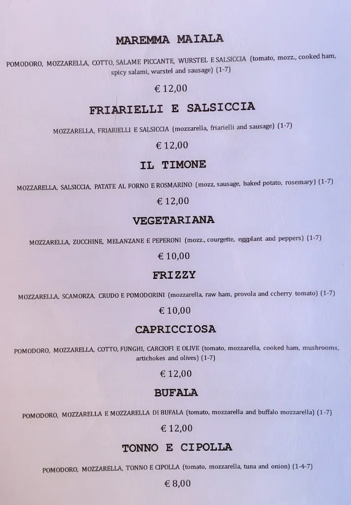 Menu_Ristorante Il Timone_Campo nell'Elba_immagine_1