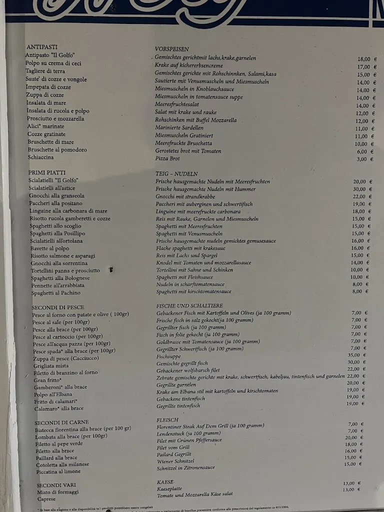 Menu_Ristorante Il Golfo_Campo nell'Elba_image_2