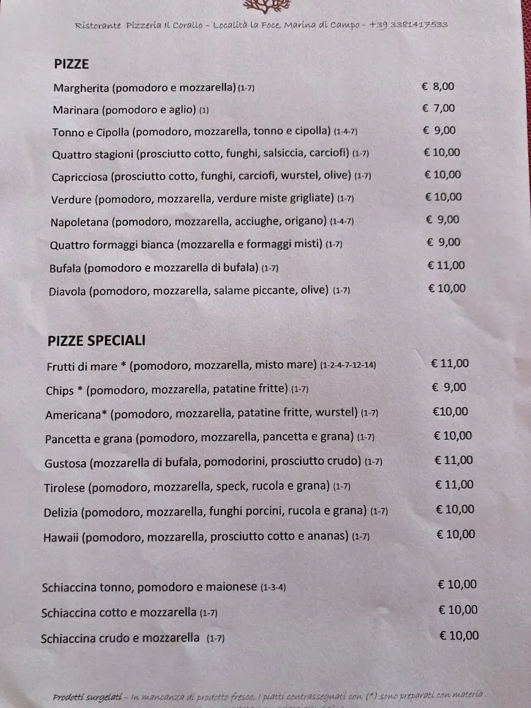 Menu_Ristorante Pizzeria Il Corallo_Campo nell'Elba_image_2