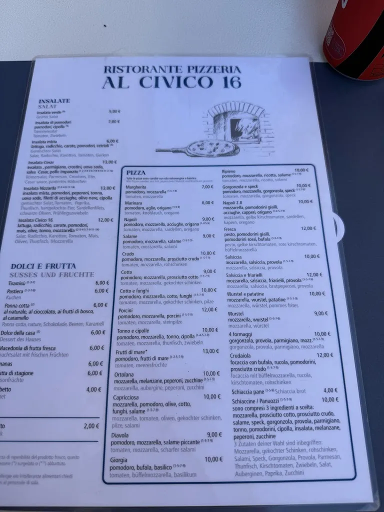 Menu_Ristorante Pizzeria Al Civico 16_Campo nell'Elba_immagine_1