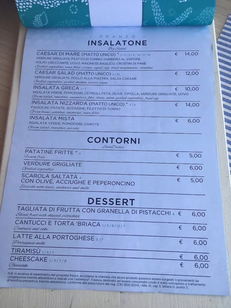 Menu_Ristorante Dolphin Bay_Campo nell'Elba_image_3