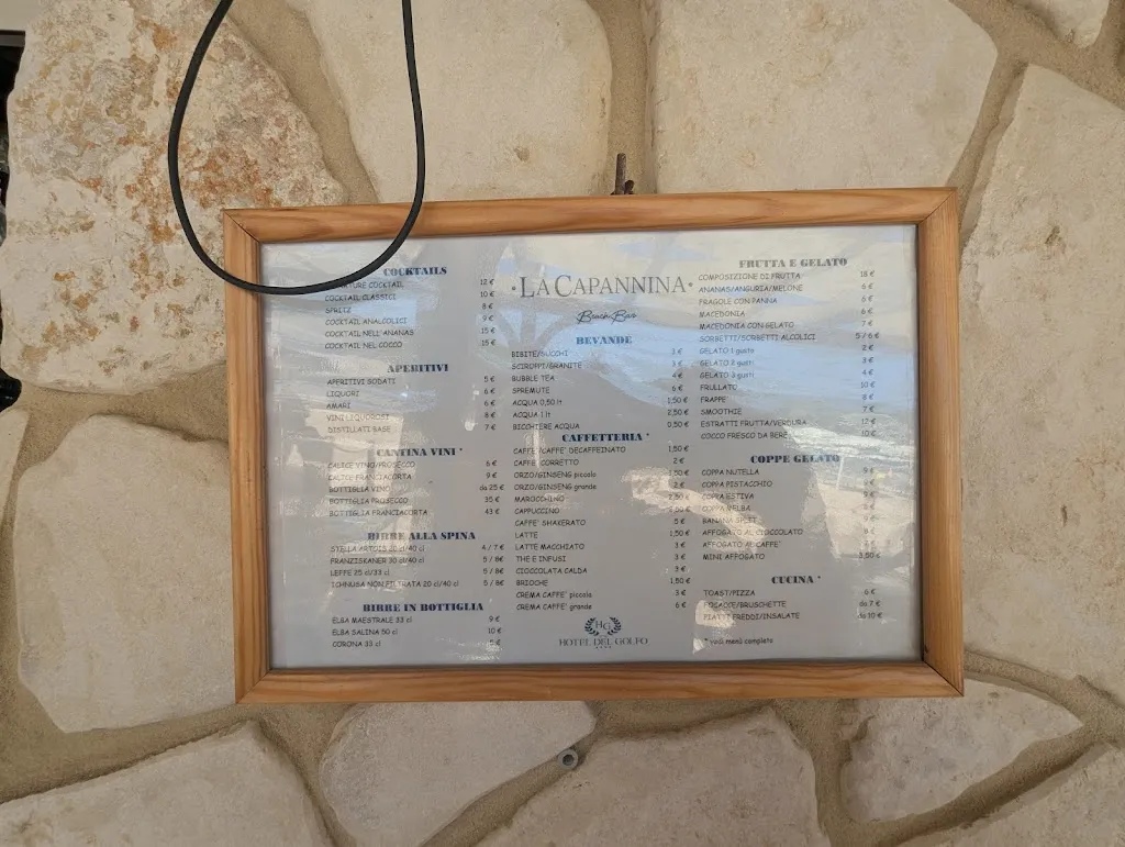 Menu_La Capannina Mediterranean Gourmet restaurant On The Beach_Campo nell'Elba_image_2
