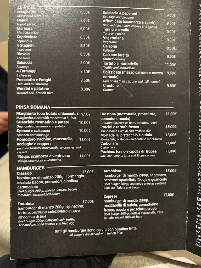 Menü_Hostaria Pizzico_Camucia-Monsigliolo_Bild_2