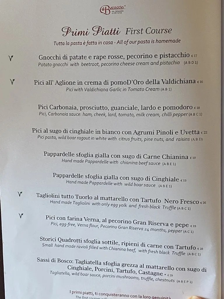 Menu_La Bucaccia - Da Romano_Camucia-Monsigliolo_image_2