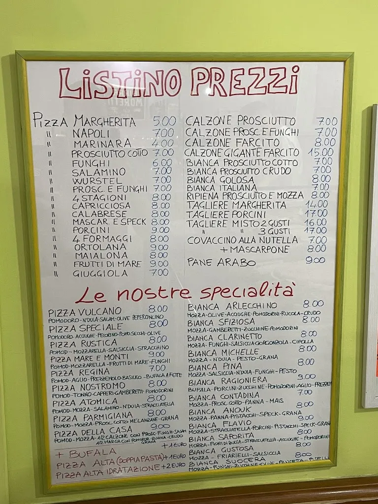 Menü_L'Angolo Della Pizza Di Spina Carmine_Cantagrillo-Casalguidi_Bild_1