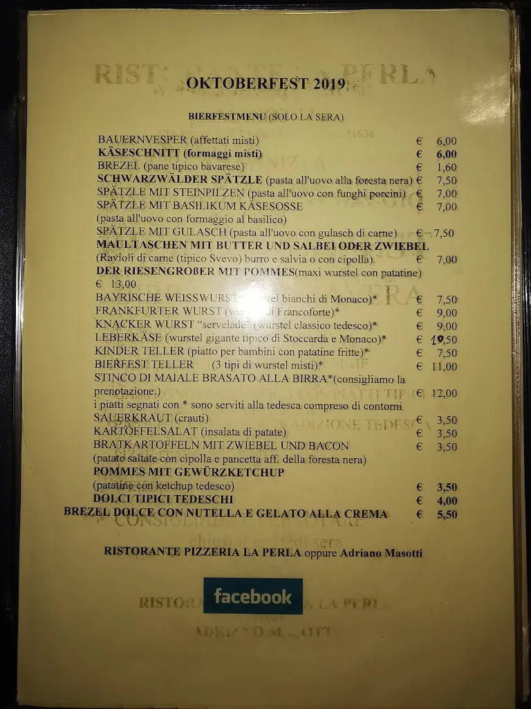 Menu_La Perla Pizza Restaurant_Cantagrillo-Casalguidi_image_1