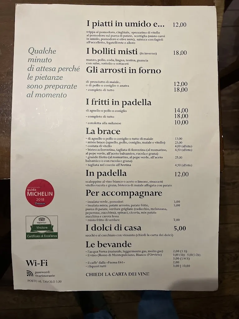 Menu_La Corte Dell'Oca ristorante - albergo_Capolona_image_2