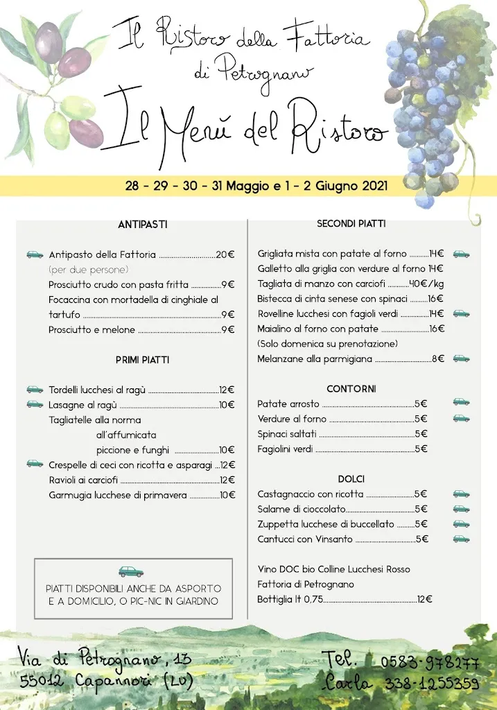 Menu_Il Ristoro della Fattoria di Petrognano_Capannori_immagine_4
