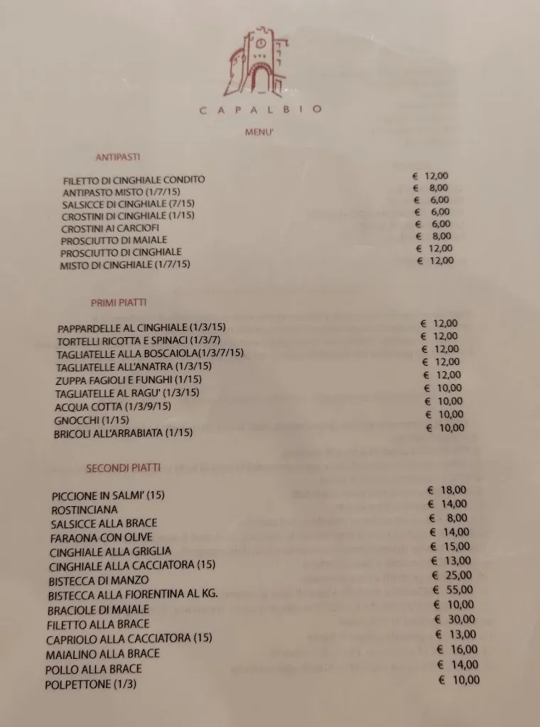 Menu_Ristorante La Porta, Terrazza Panoramica_Capalbio_immagine_1