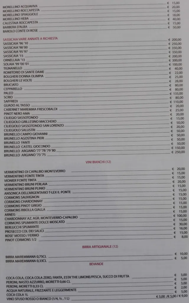 Menu_Ristorante La Porta, Terrazza Panoramica_Capalbio_immagine_4