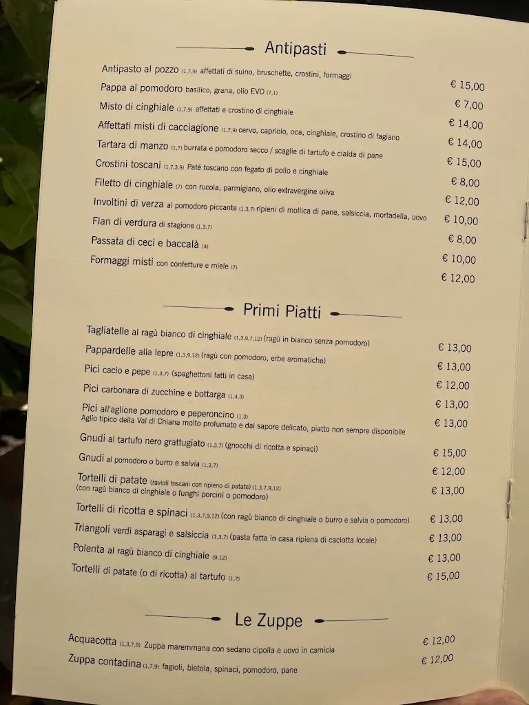 Menu_Trattoria Al Pozzo_Capalbio_image_2