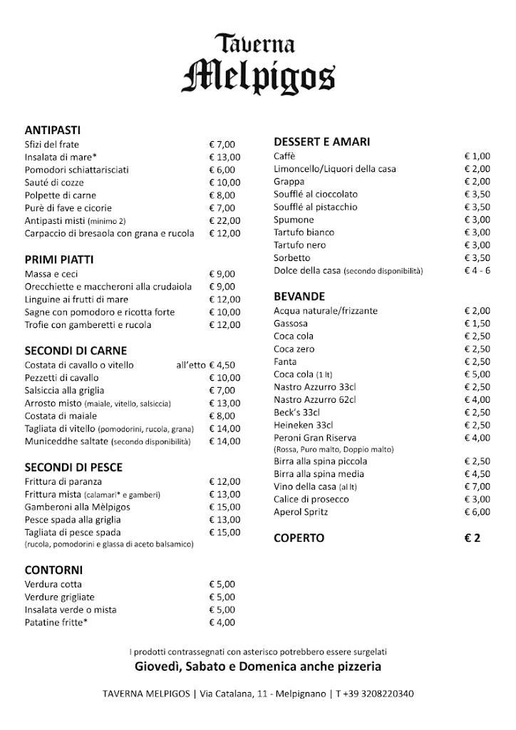 Menu_Melpigos Taverna_Melpignano_image_1