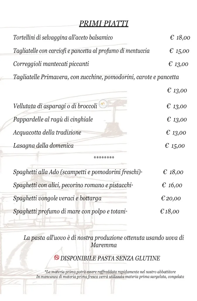 Menu_Il Frantoio - Ristorante Bar Libreria_Capalbio_image_2