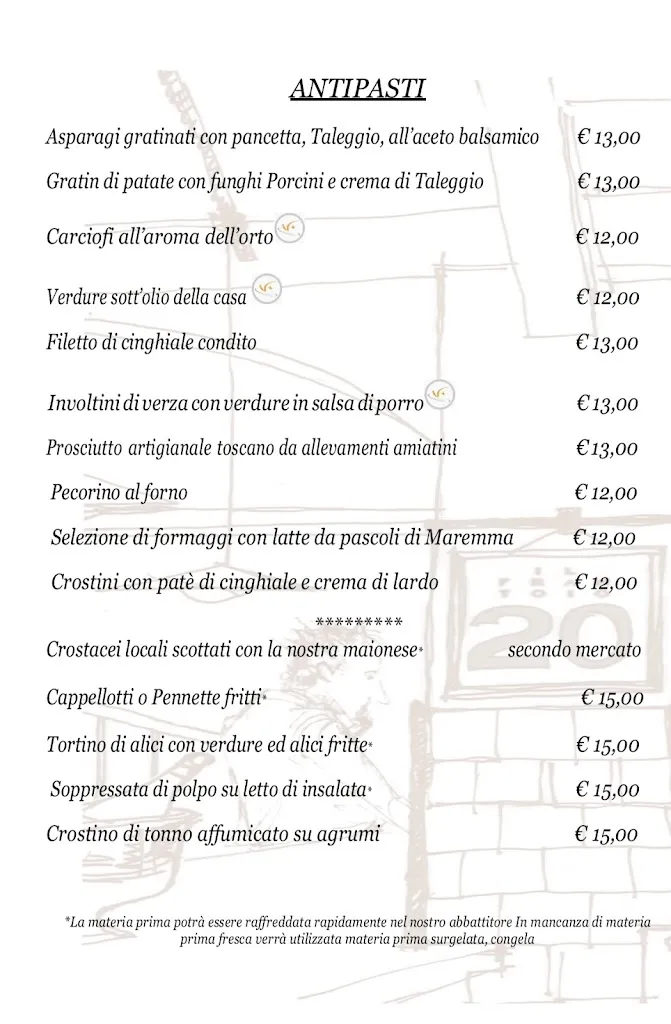 Menu_Il Frantoio - Ristorante Bar Libreria_Capalbio_image_3