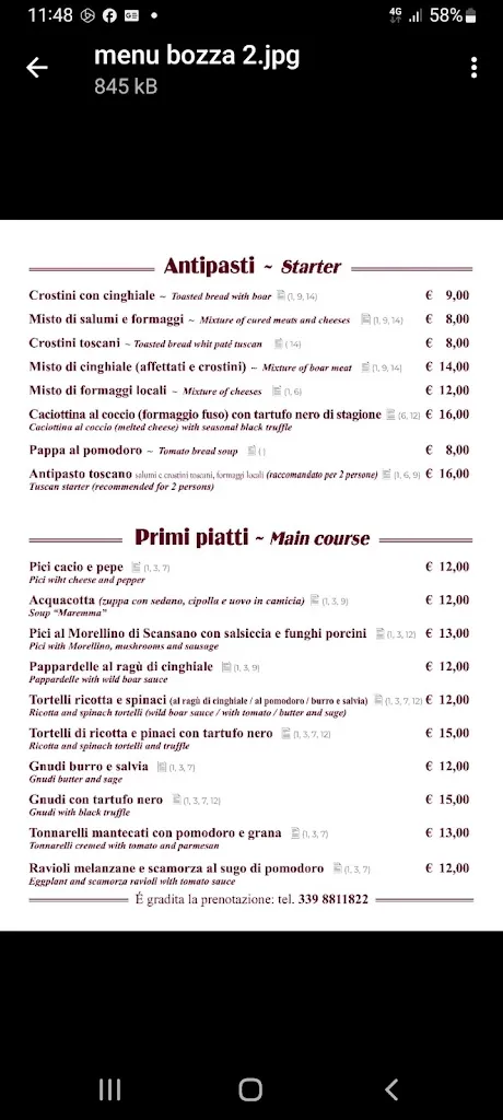 Menu_Osteria bar Magenta 7_Capalbio_image_2