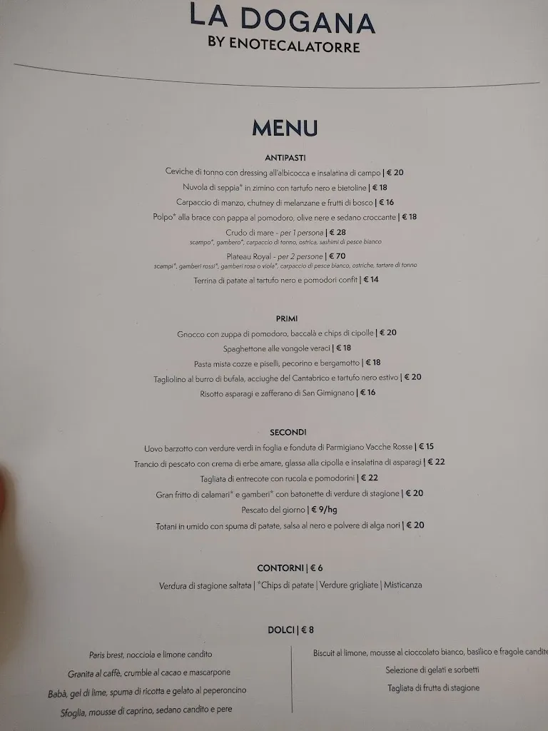 Menu_La Dogana by Enoteca La Torre_Capalbio_image_2