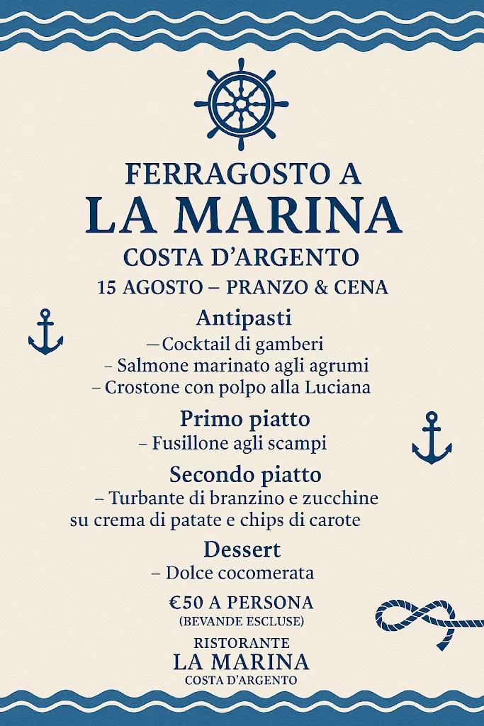 Menu_La marina restaurant e pizzeria_Capalbio_image_1