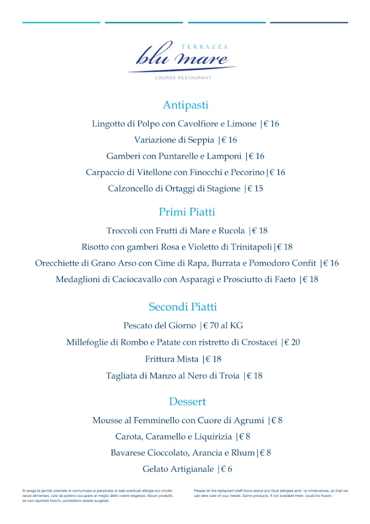Menu_Terrazza Blu Mare - Lounge Restaurant_Mattinata_image_2