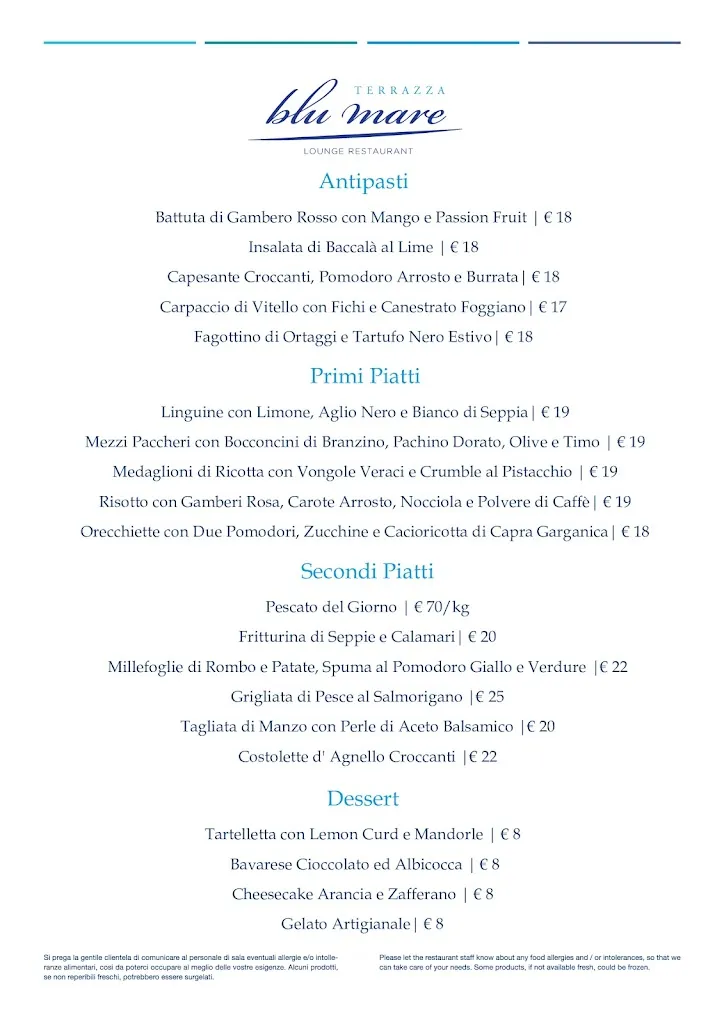 Menu_Terrazza Blu Mare - Lounge Restaurant_Mattinata_image_4