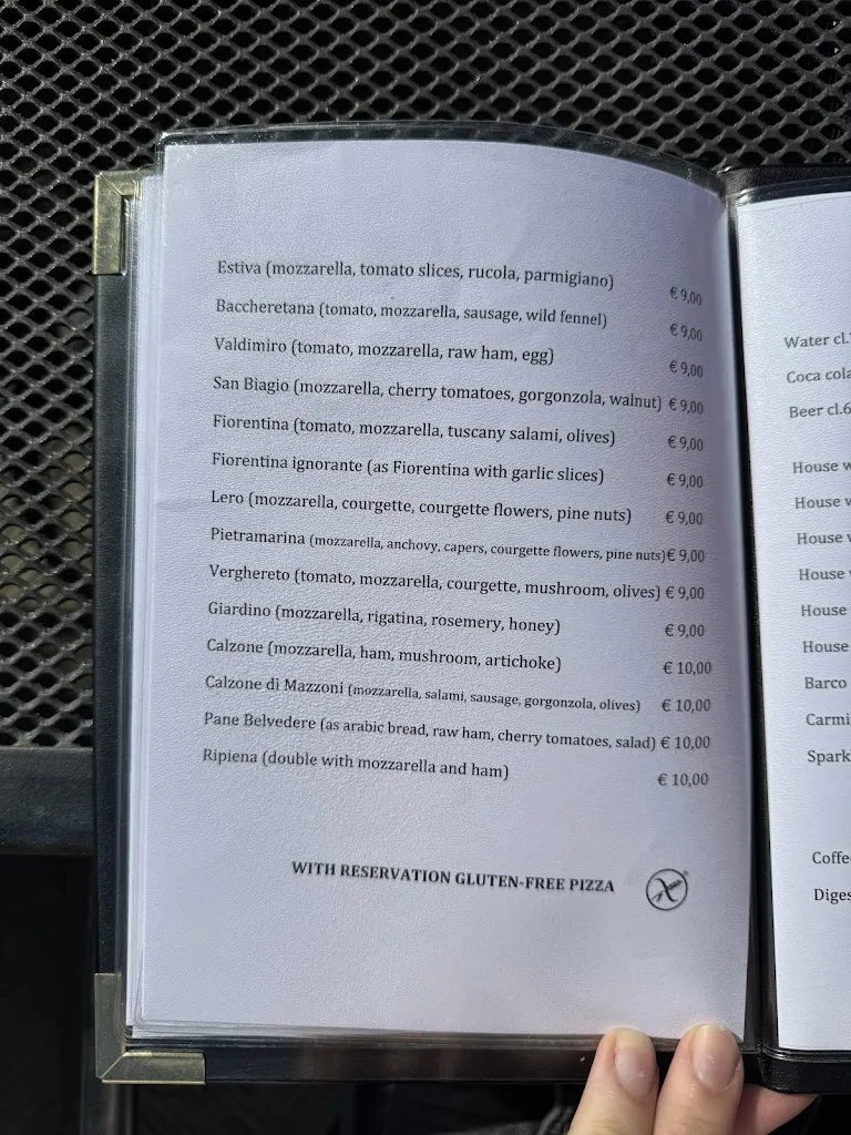 Menu_Ristorante @ Agriturismo Casa Belvedere_Carmignano_image_1