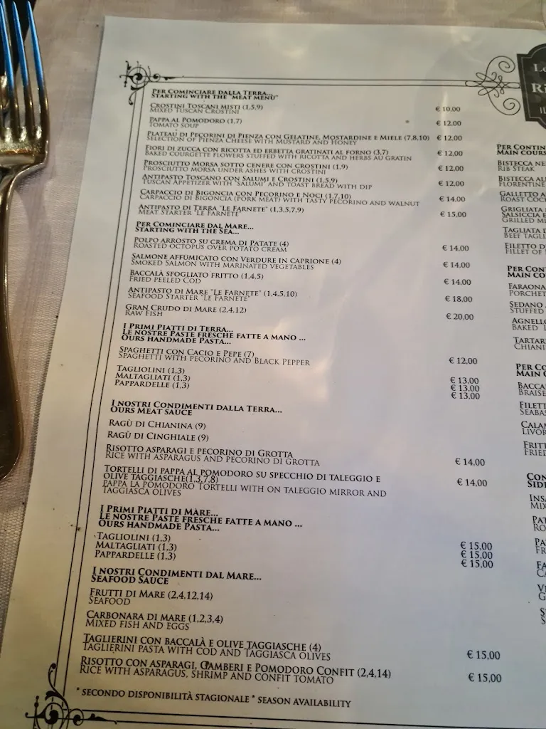 Menu_Ristorante le Farnete_Carmignano_immagine_2