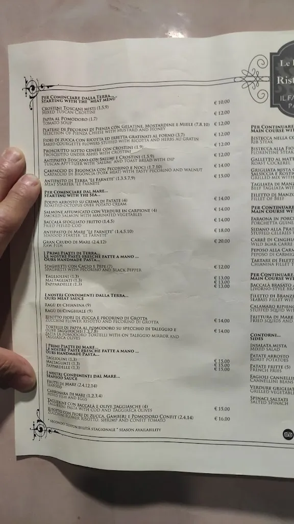 Menu_Ristorante le Farnete_Carmignano_immagine_4