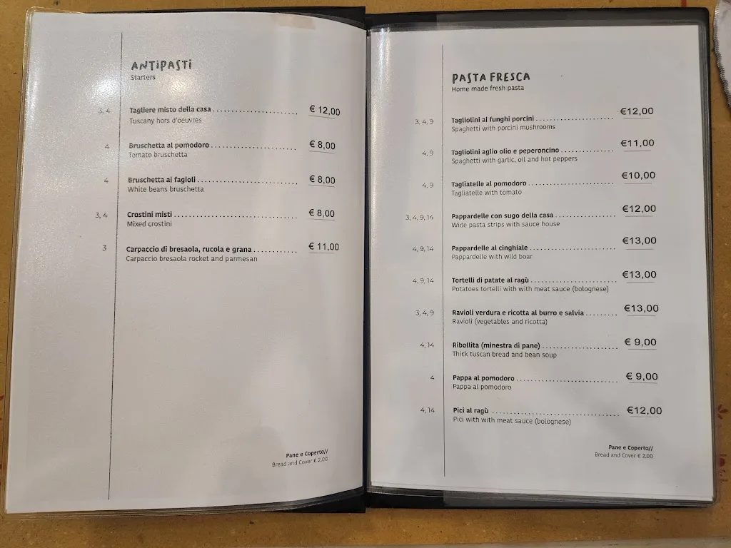 Menu_L'Arte di Dory - Cucina Casalinga in Oltrarno_Carraia_image_2