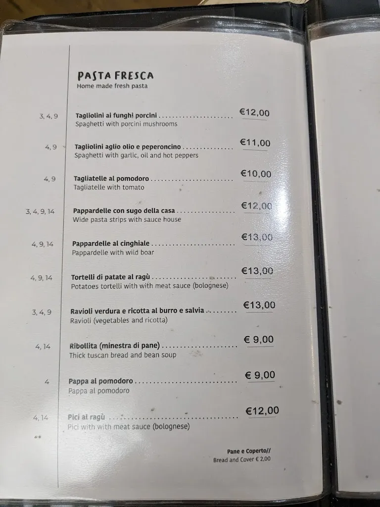 Menu_L'Arte di Dory - Cucina Casalinga in Oltrarno_Carraia_image_3