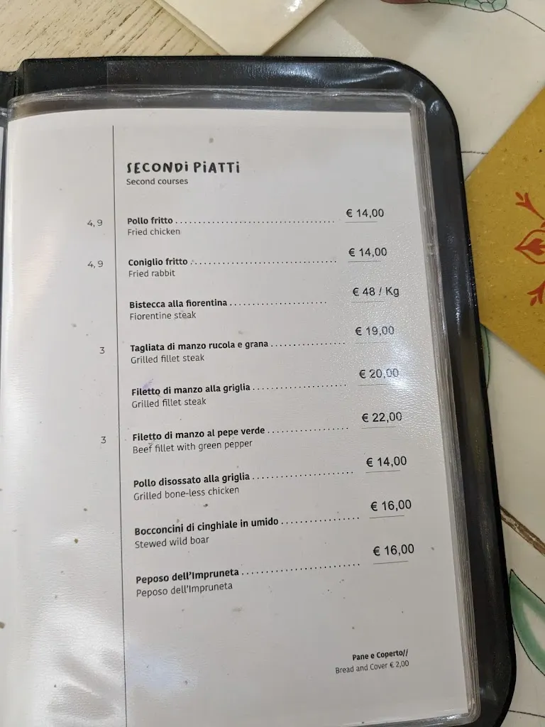 Menu_L'Arte di Dory - Cucina Casalinga in Oltrarno_Carraia_image_4