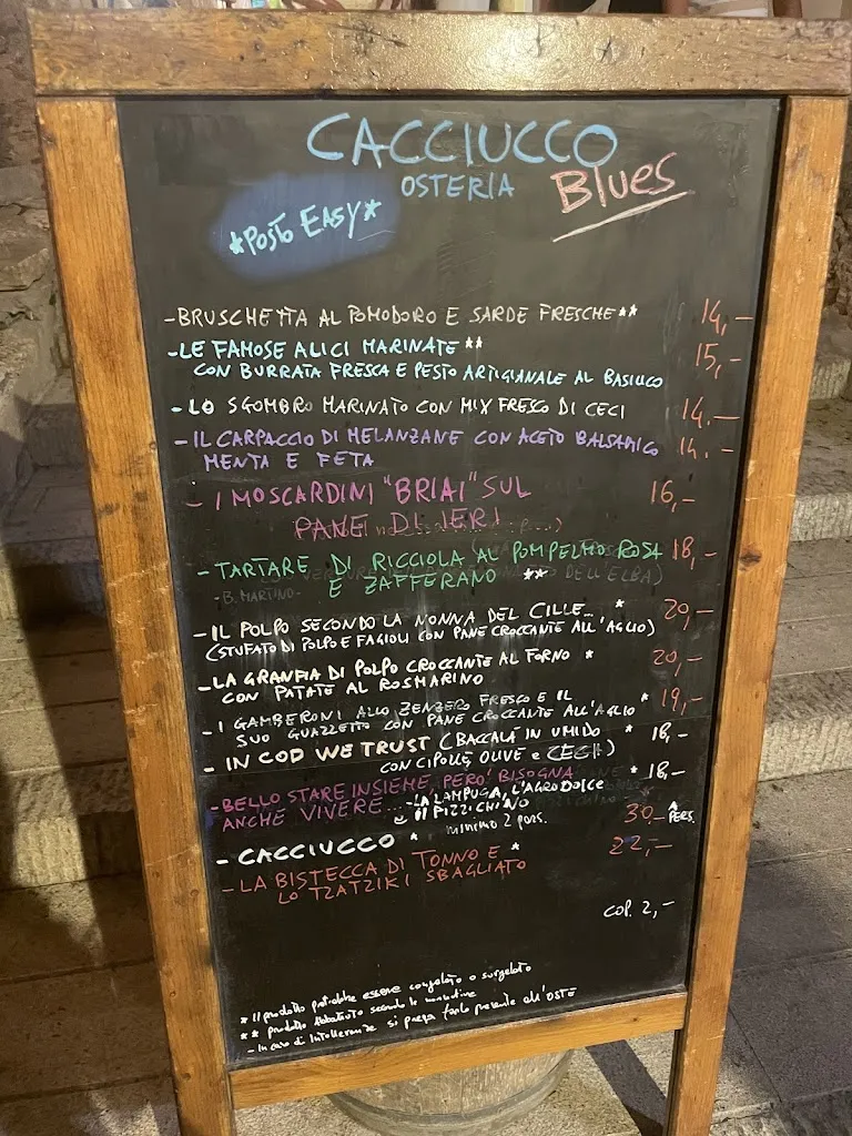 Menu_Cacciucco Blues_Capoliveri_immagine_2