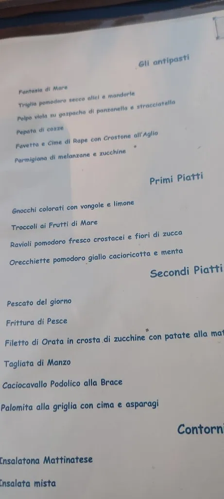 Menu_Ristorante Masseria Liberatore_Mattinata_image_2